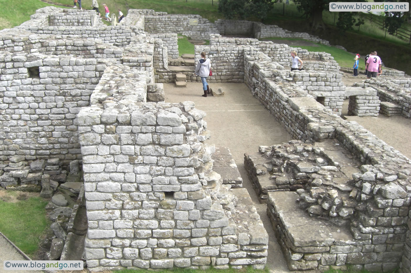 Hadrian's Wall Path - Bath House IV, Chesters Roman Fort